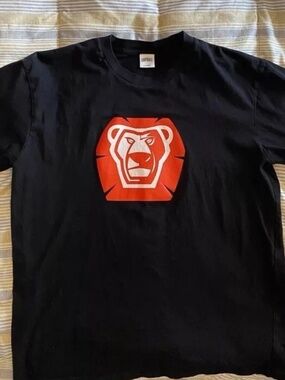 Corporate Got Em Lion T Shirt Men Size XL Black Short Sleeve Crew Neck